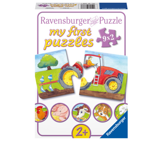 Ravensburger minu esimene pusle 9x2 tk