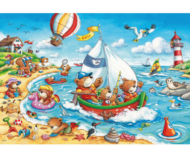 Ravensburger Puzzle 2x24 pc Seaside Holiday