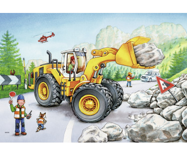 Ravensburger Puzzle 2x24 pc Diggers at Work