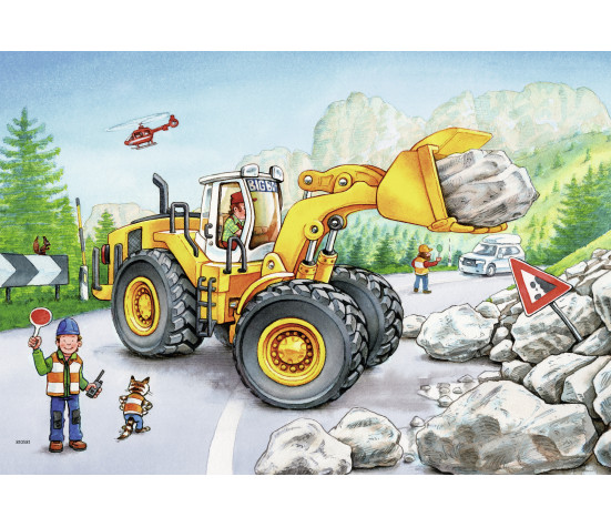 Ravensburger Puzzle 2x24 pc Diggers at Work