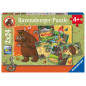 Ravensburger Puzzle 2x24 pc Forest Dwellers