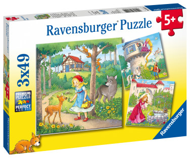 Ravensburger pusle 3x49 tk Rapunzel