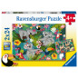 Ravensburger pusle 2x24 tk Koaalad ja laiskloomad