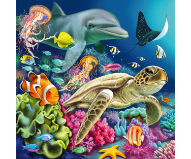 Ravensburger puzzle 3x49 pc Sea Animals