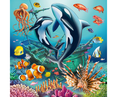 Ravensburger puzzle 3x49 pc Sea Animals