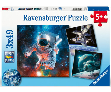 Ravensburger pusle 3x49 tk Kosmos