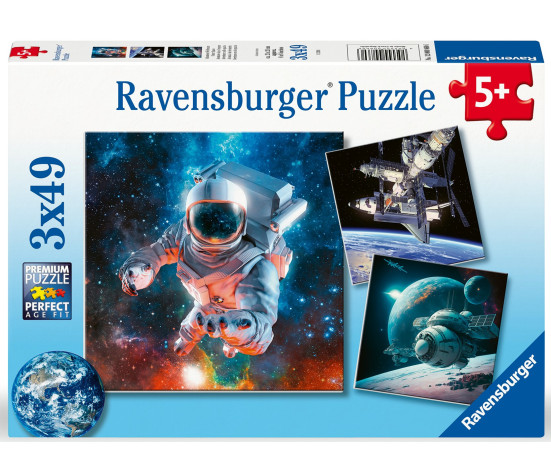 Ravensburger puzzle 3x49 pc Space