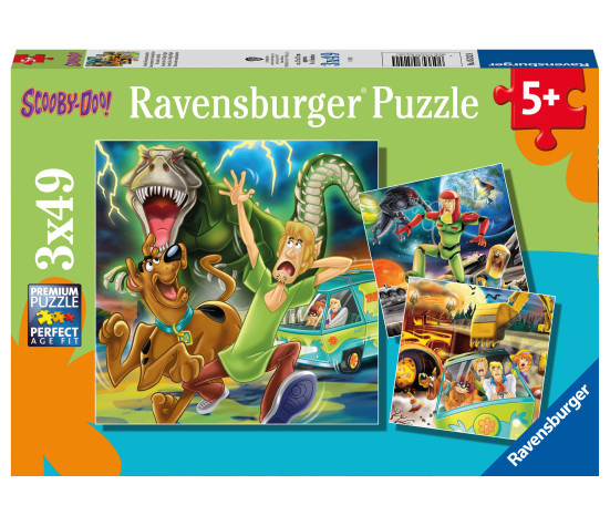 Ravenburgeri Puzzle 3x49 pc Scooby Doo