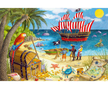 Ravensburger Puzzle 2x24 pc Pirates and Mermaids