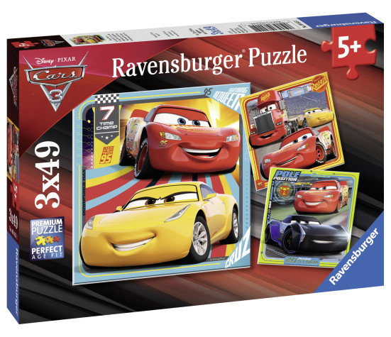 Ravensburger Puzzle 3x49 pc Cars 3