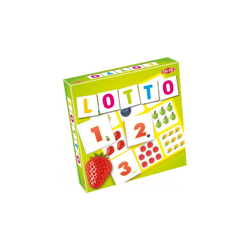 Tactic lauamäng Numbrite ja puuviljadega Loto