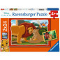 Ravensburger pusle 2x24 tk Lõvikuninga pere