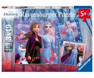 Ravensburger pusle 3x49 tk Frozen