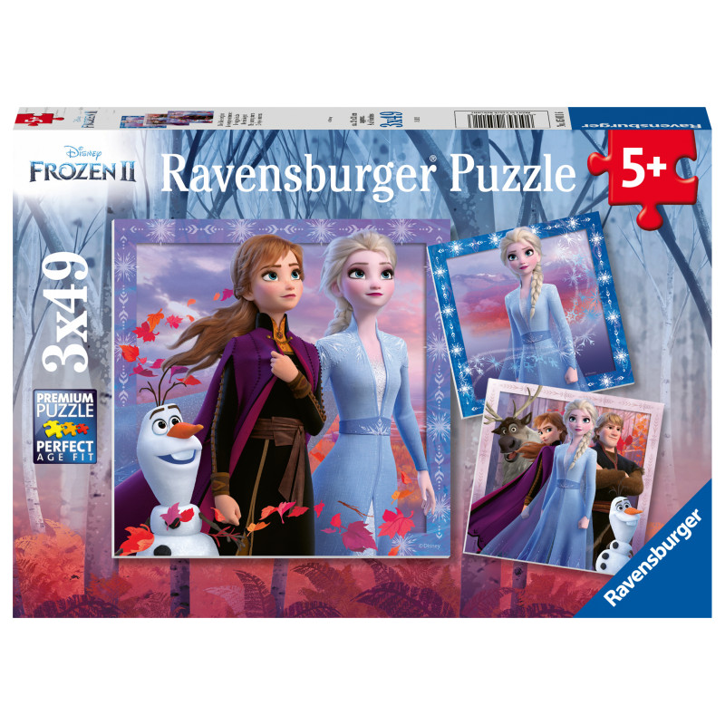 Ravensburger pusle 3x49 tk Frozen