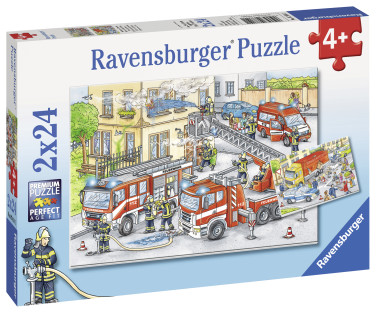 Ravensburger pusle 2x24 tk Kangelased tegutsemises