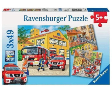 Ravensburger Puzzle 3x49 pc Fire Brigade Run