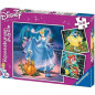 Ravensburger Puzzle 3x49 pc Disney's Cinderella, Snow White & Ariel