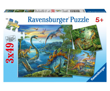 Ravensburger Puzzle 3x49 pc Dinosaurs