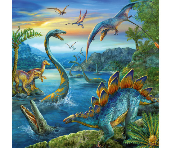 Ravensburger Puzzle 3x49 pc Dinosaurs