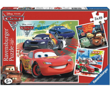 Ravensburger Puzzle 3x49 pc Cars 2