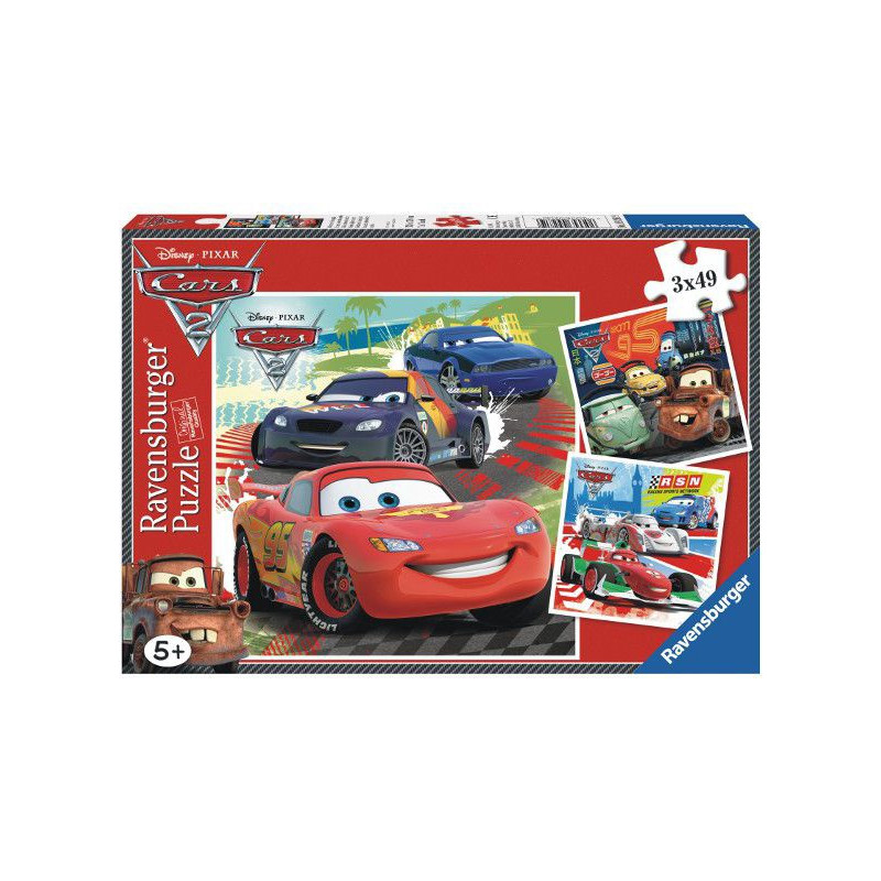 Ravensburger Puzzle 3x49 pc Cars 2