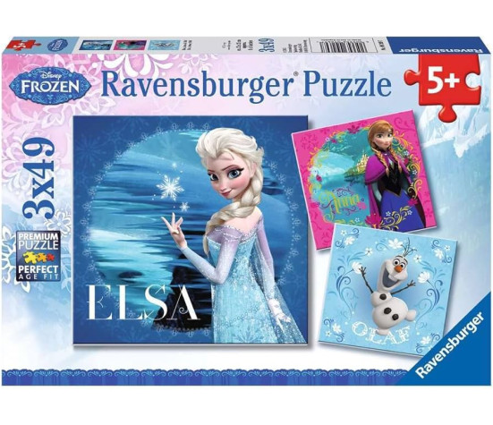 Ravensburger Puzzle 3x49 pc Frozen