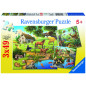 Ravensburger pusle 3x49 tk Loomad