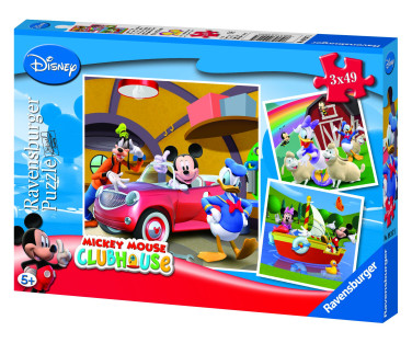 Ravensburger Puzzle 3x49 pc Mickey Mouse Clubhouse