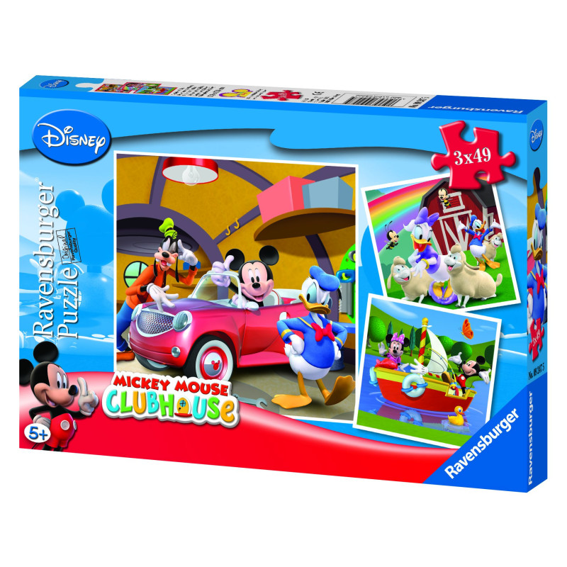 Ravensburger Puzzle 3x49 pc Mickey Mouse Clubhouse