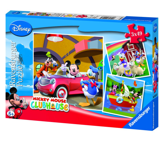 Ravensburger Puzzle 3x49 pc Mickey Mouse Clubhouse