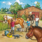 Ravensburger Puzzle 3x49 pc A Day with Horses Puzzle