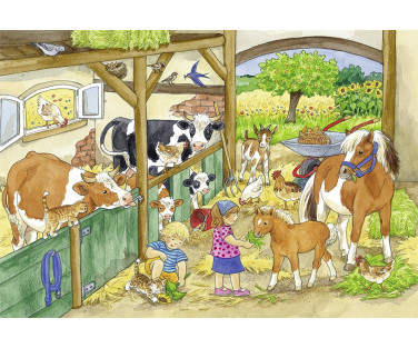 Ravensburger Puzzle 2x24 pc Merry Country Life