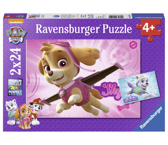 Ravensburger pusle 2x24 tk Käpa patrull