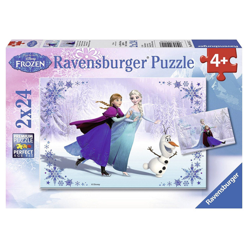 Ravensburger pusle 2x24 tk Lumekuninganna