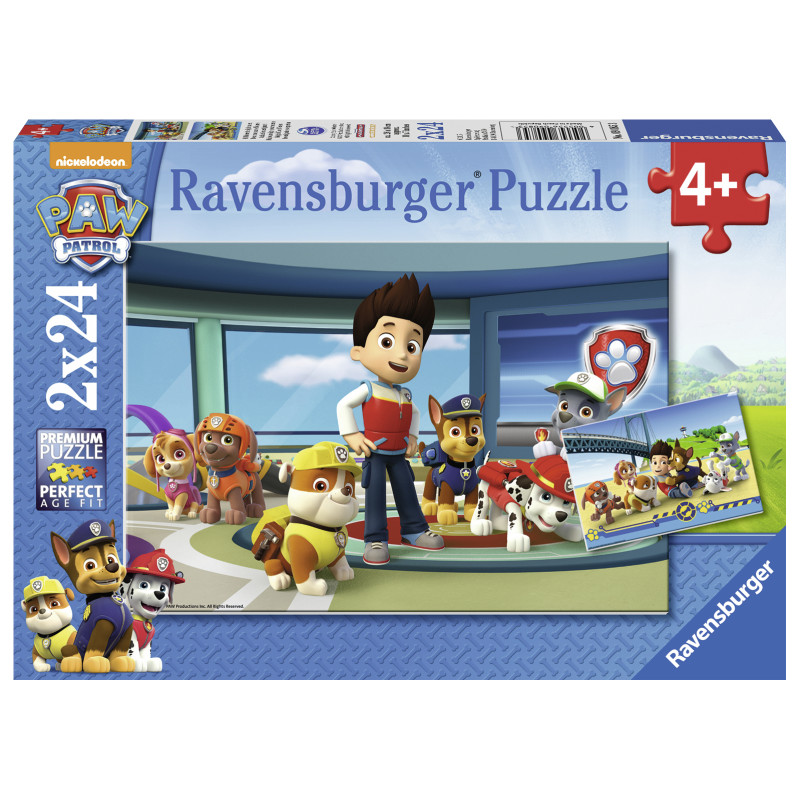 Ravensburger pusle 2x24 tk Patrullkoerad