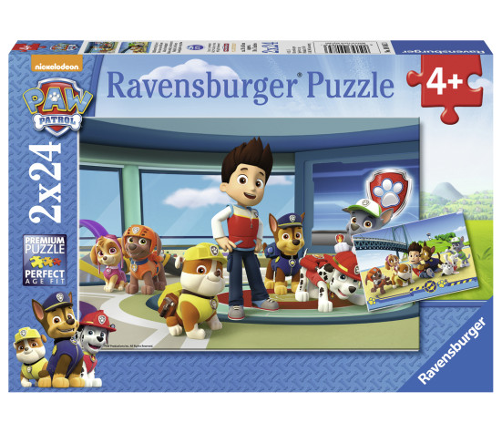 Ravensburger pusle 2x24 tk Patrullkoerad