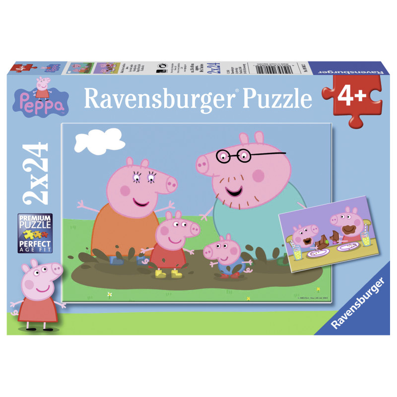 Ravensburger Pusle 2x24 pc Peppa the Pig