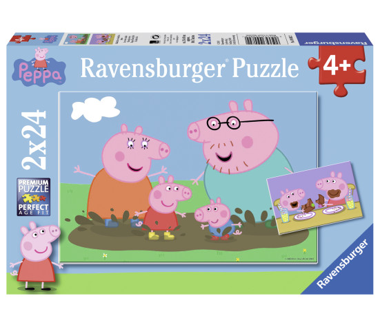 Ravensburger Pusle 2x24 pc Peppa the Pig