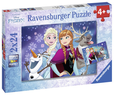 Ravensburger pusle 2x24 tk Lumekuninganna