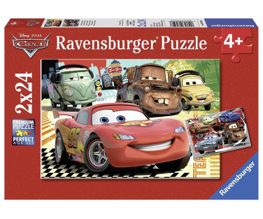 Ravensburger pusle 2x24 tk Autod