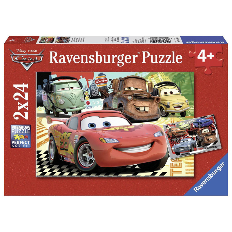 Ravensburger pusle 2x24 tk Autod