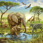 Ravensburger Puzzle 3x49 pc World Animals