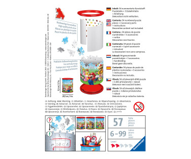 Ravensburger 3D pusle pliiatsitops Super Mario