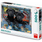 Dino puzzle 500 Pc Puppies in a Suitcase