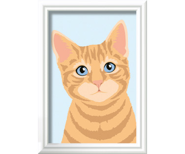 Ravensburger Paint by Numbers Orange Tabby