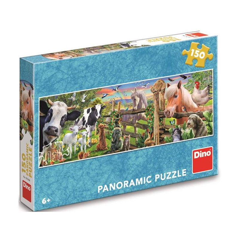 Dino panoramic puzzle 150 pcs Farm