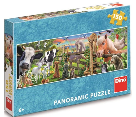 Dino panoramic puzzle 150 pcs Farm