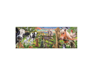 Dino panoramic puzzle 150 pcs Farm