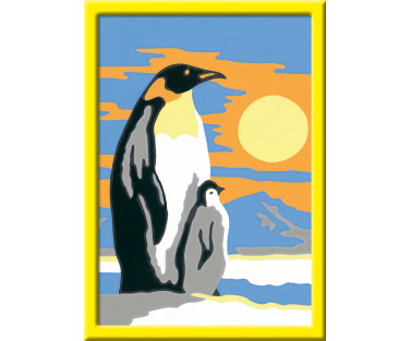 Ravensburger maalimine numbrite järgi Pingviini pere