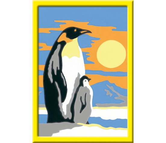 Ravensburger maalimine numbrite järgi Pingviini pere